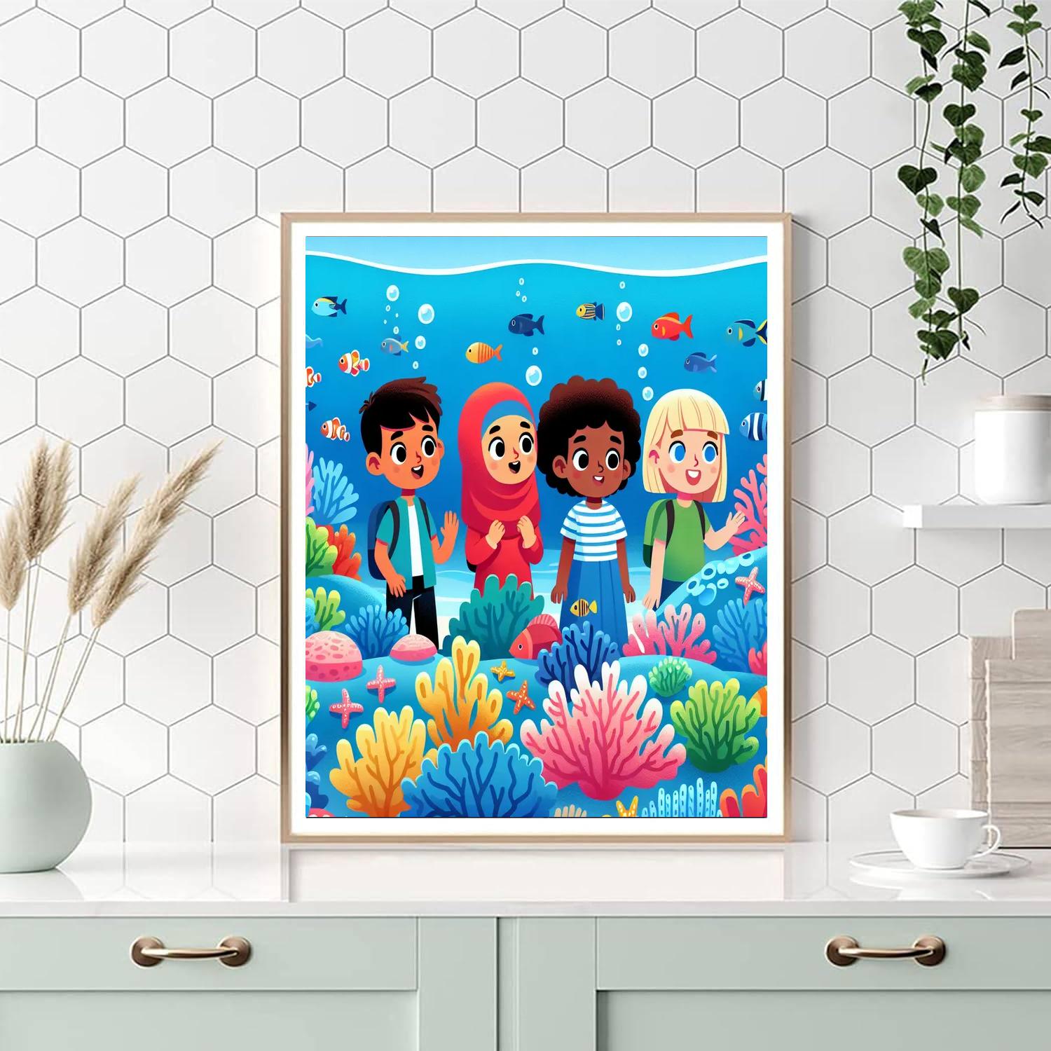 Kingdom Of Coral Paint By Color