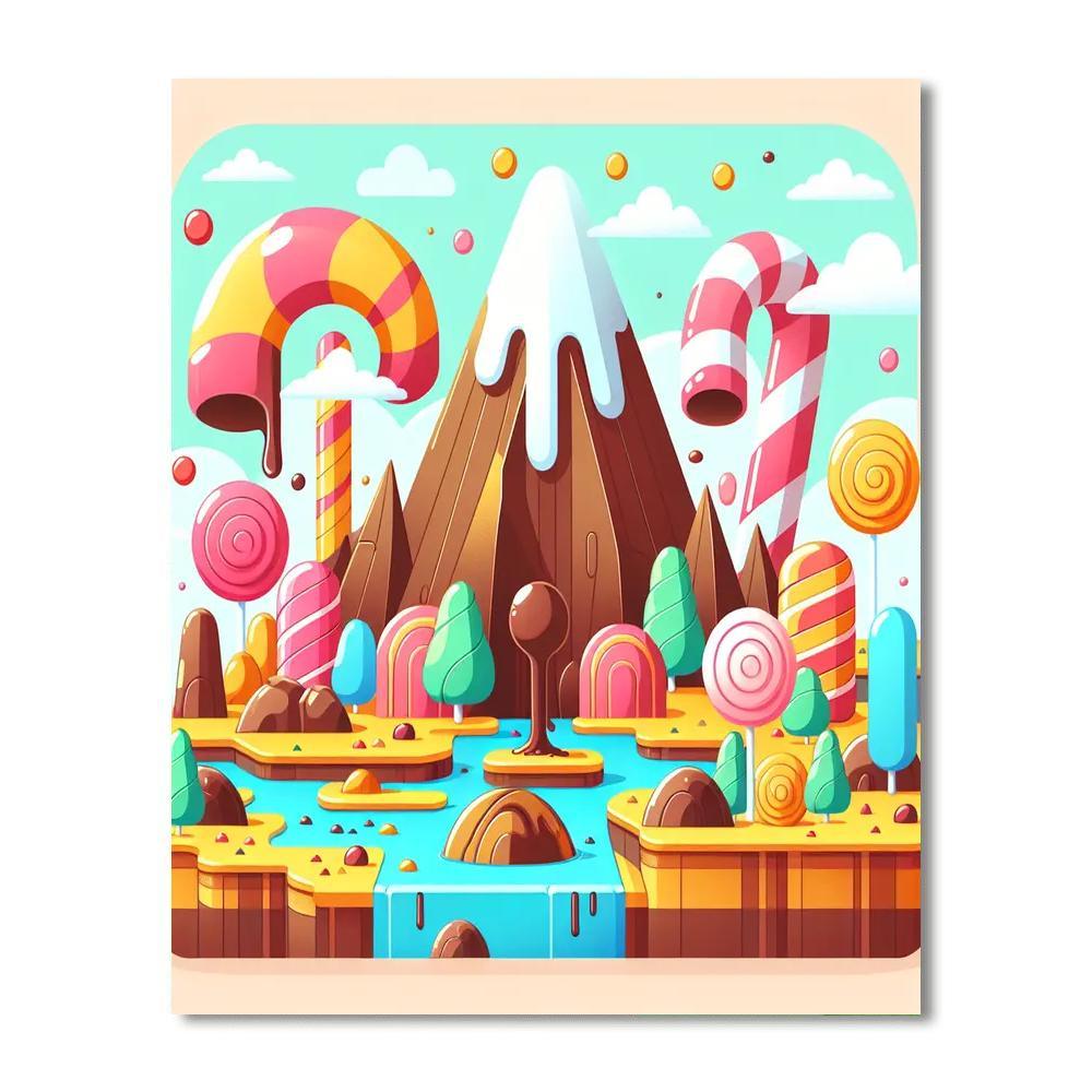 Candyland Adventures Paint By Numbers Kits