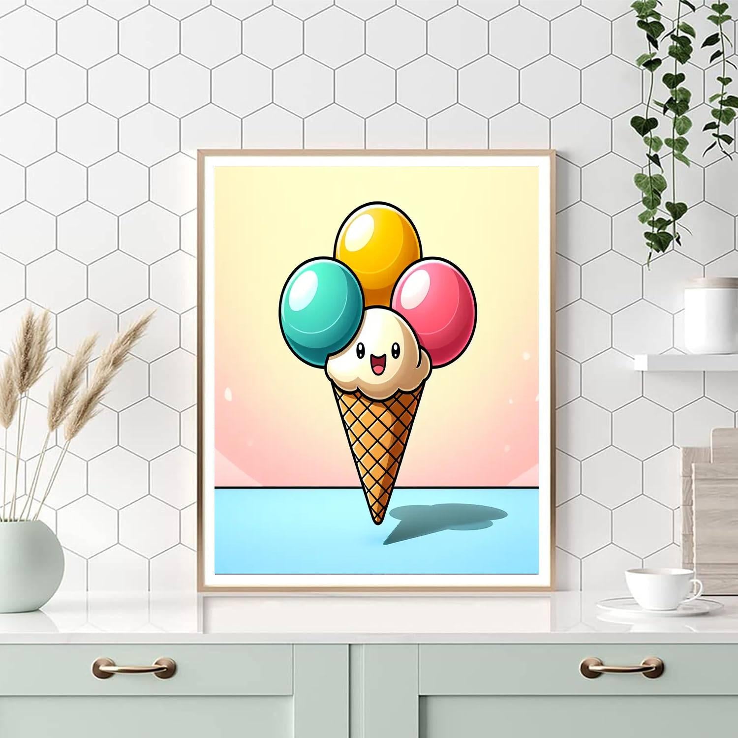 Cheerful Ice Cream Paint By Color
