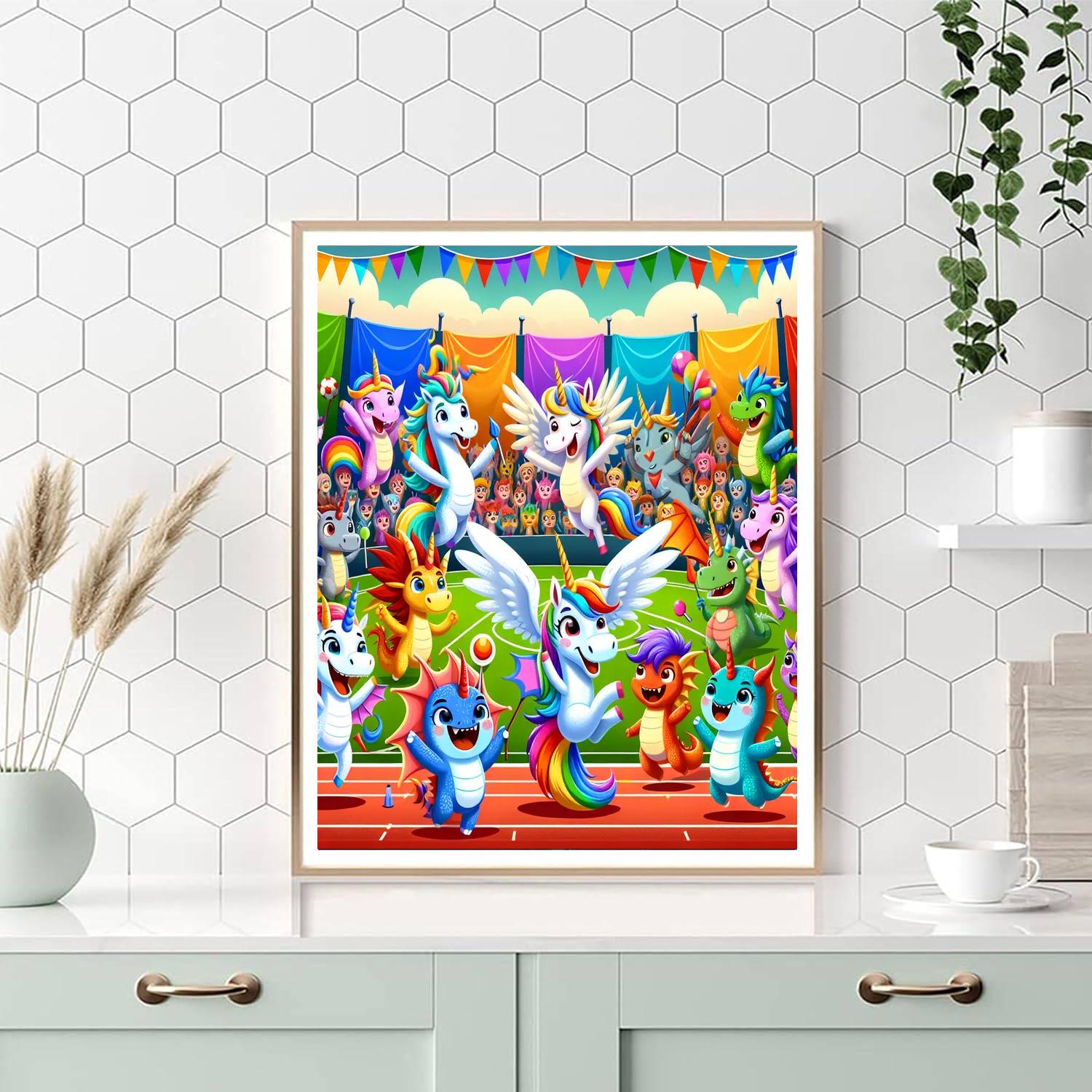 Fantasy Sports Showdown Painting Number Kit