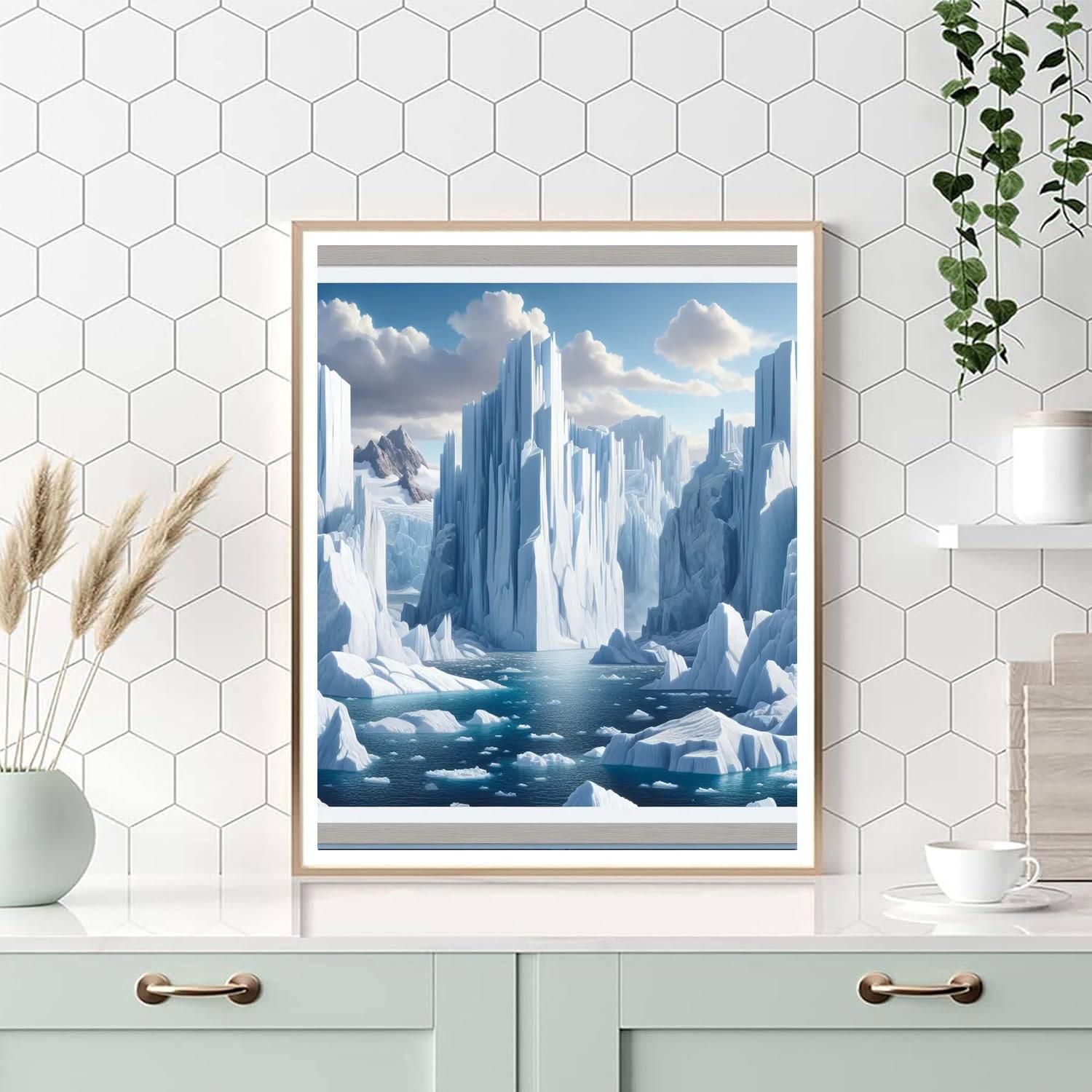 Majestic Iceberg Wilderness Paint By Color