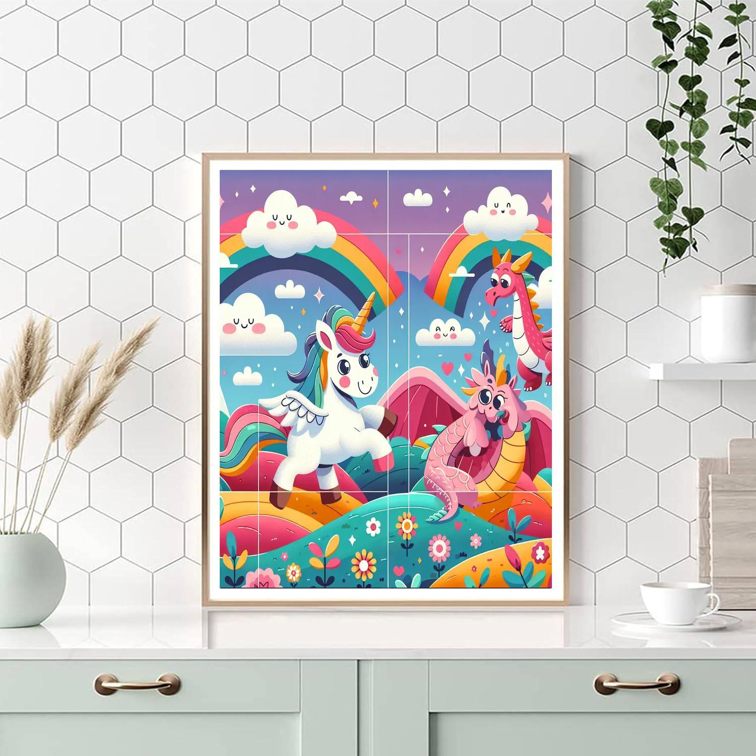 Mythical Adventure Land Paint By Color