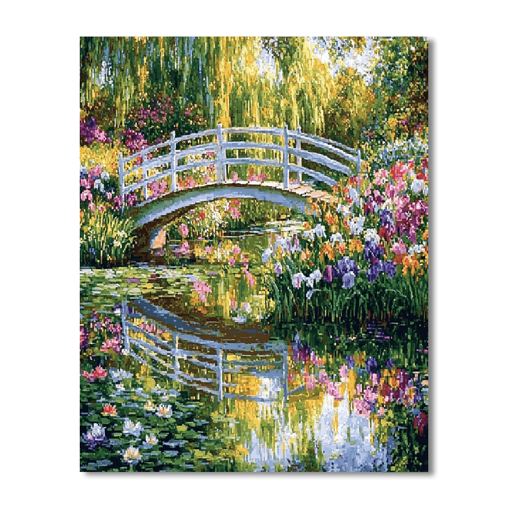 Monet's Garden At Giverny - France Numbered Painting Kits