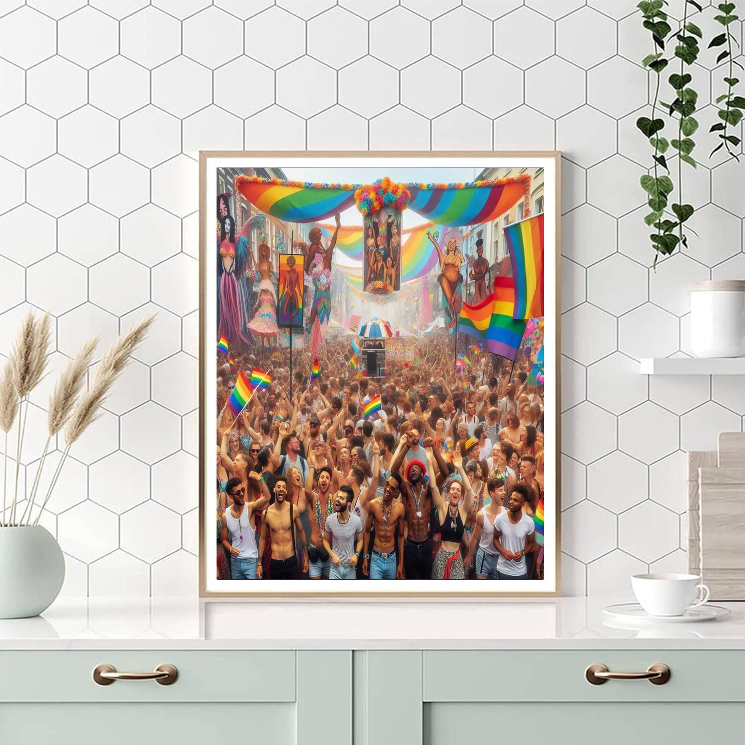 Pride Festival - Various Countries Painting By Numbers Kit