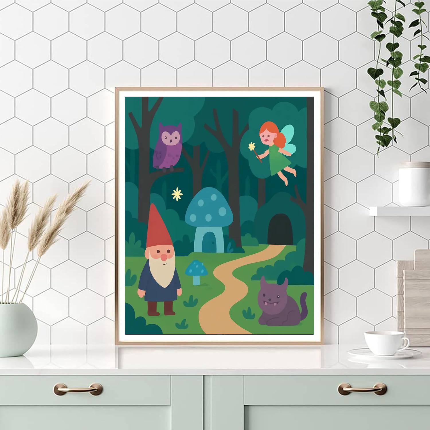 Mystery Of The Enchanted Woods DIY Paint By Numbers