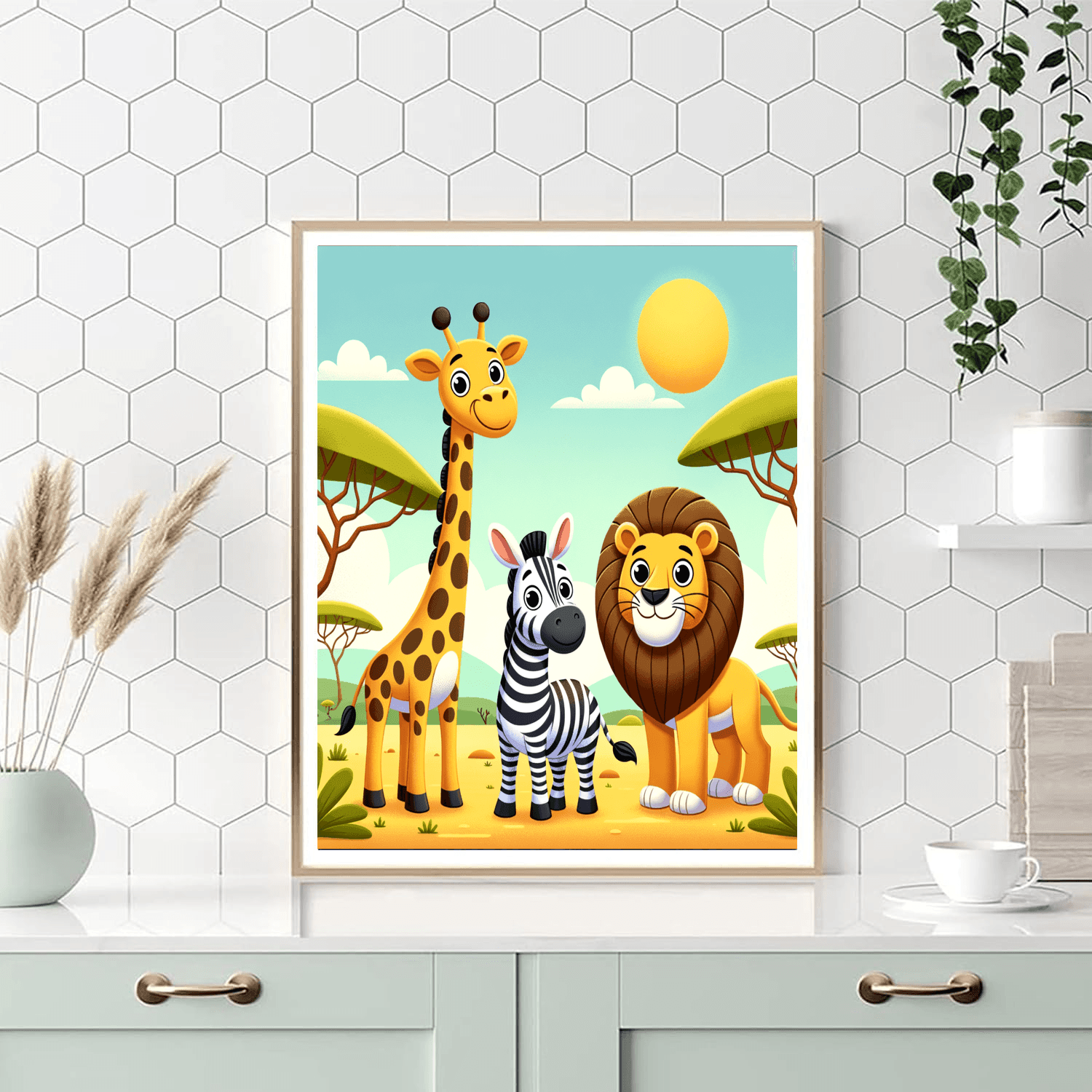 Safari Friends Paint By Number