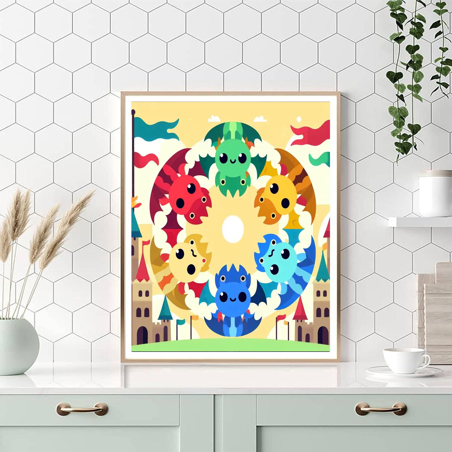 Dragon Dance Paint By Numbers Kits