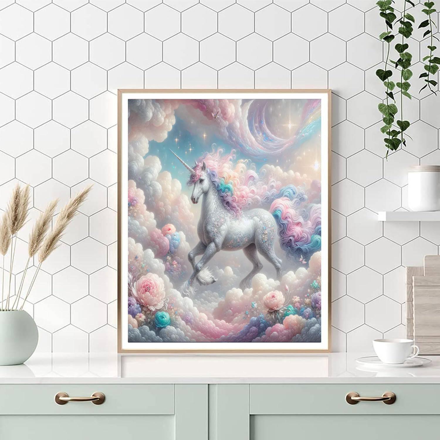 Luminescent Unicorn Dreamscape Numbered Painting Kits