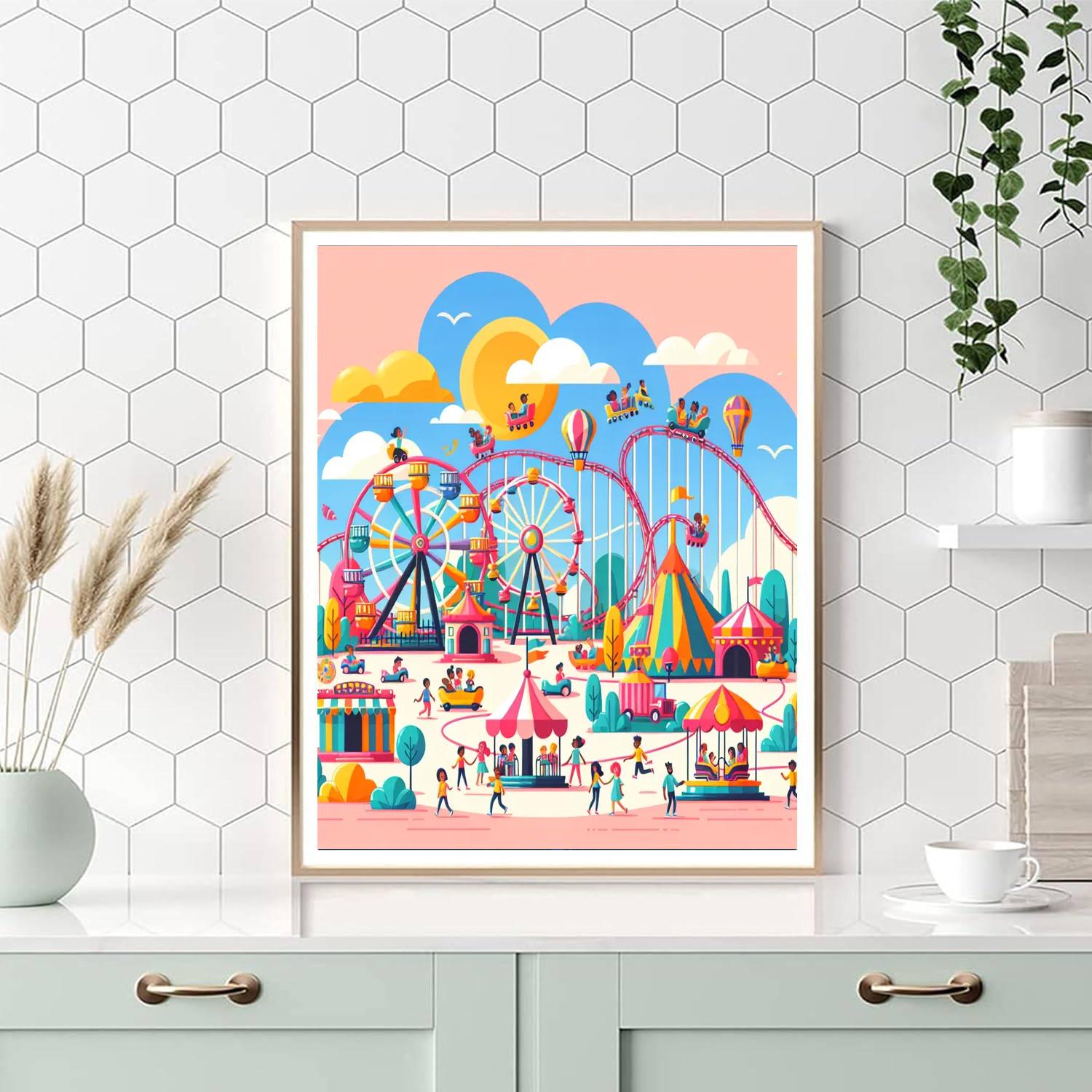 Adventurous Rides Paint By Numbers Art