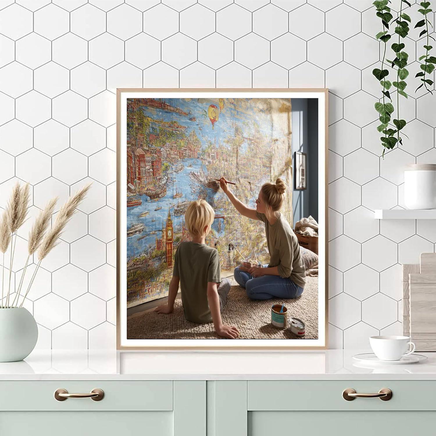 Exploring The World Together Paint By Numbers Kits