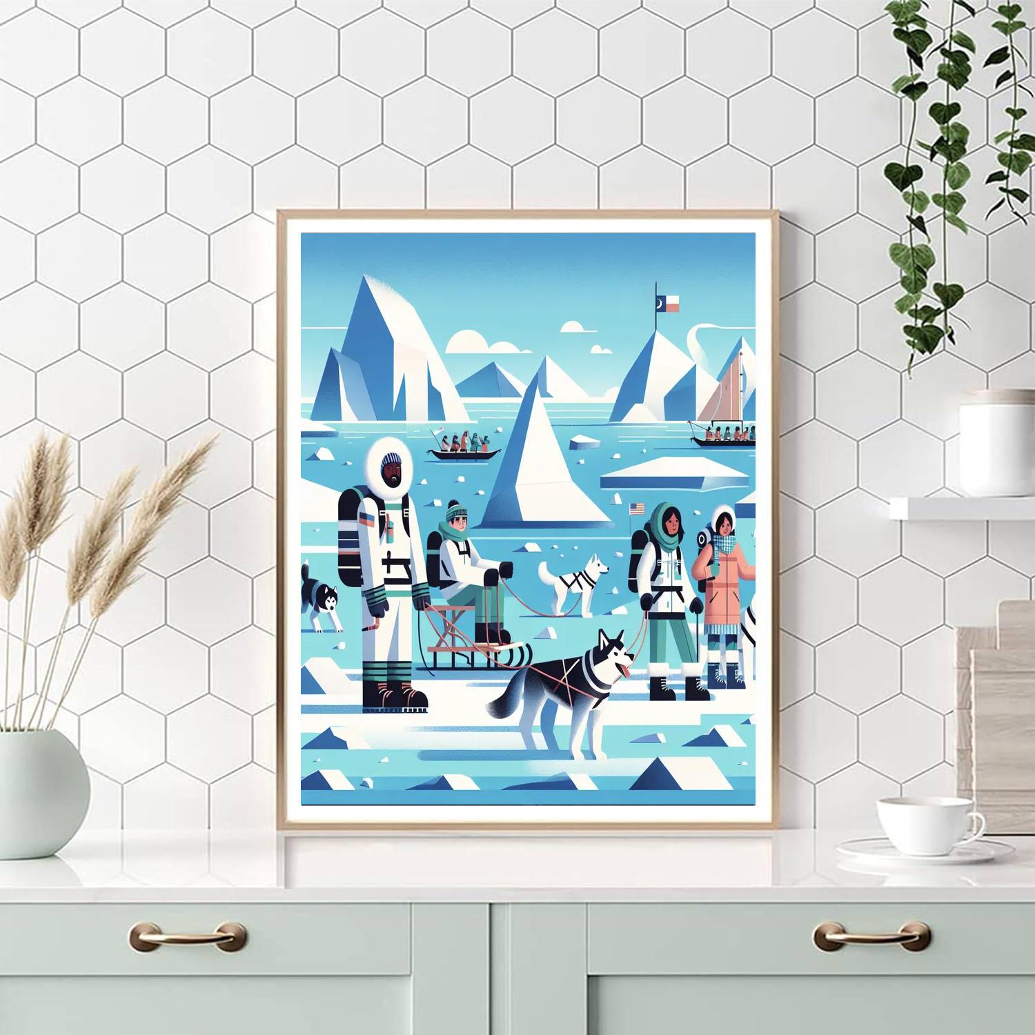Arctic Wonders Adventure Painting Number Kit