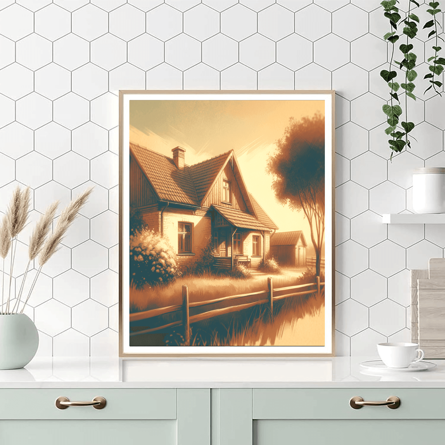 Cottage Retreat DIY Paint By Numbers