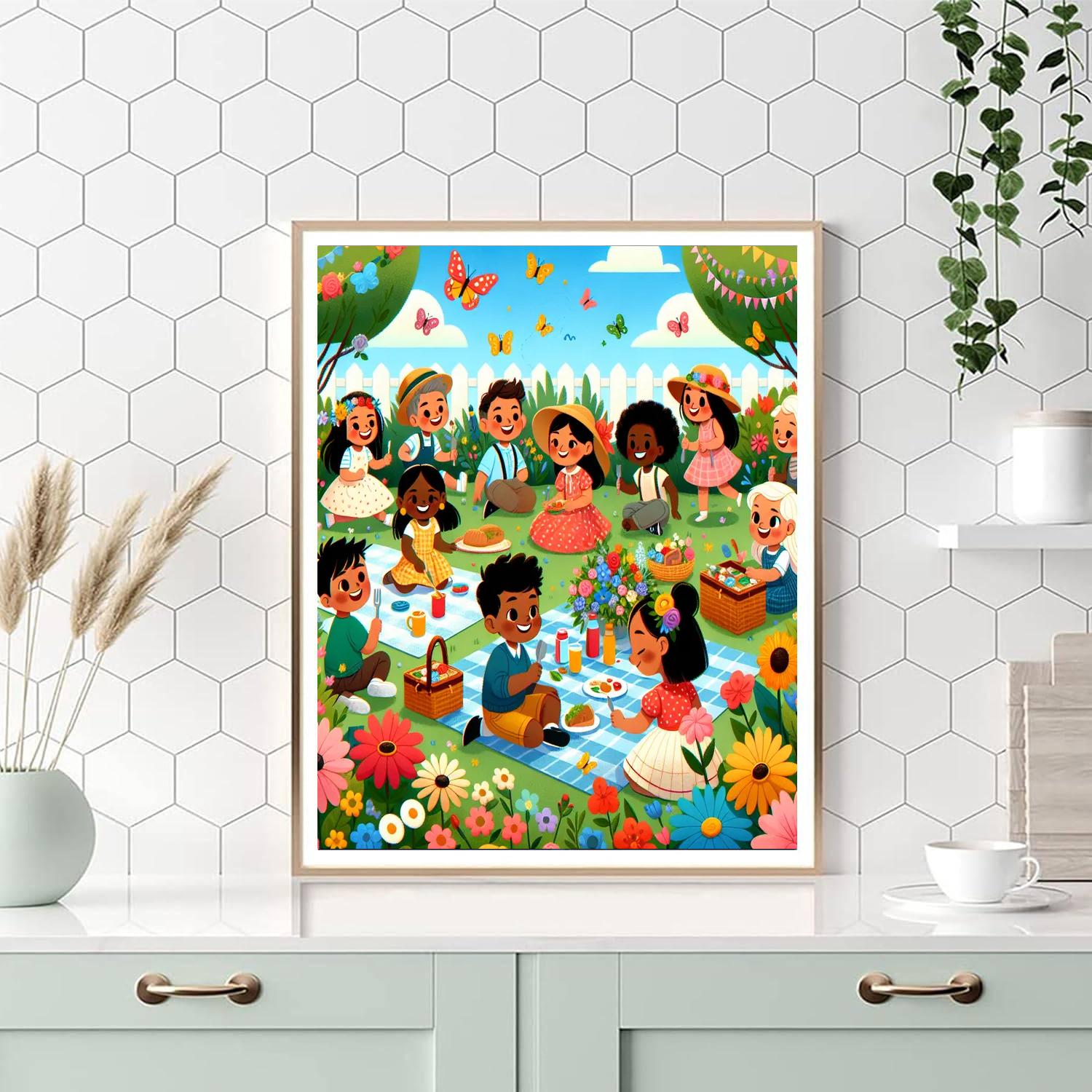 Artful Garden Celebration Paint By Numbers Art