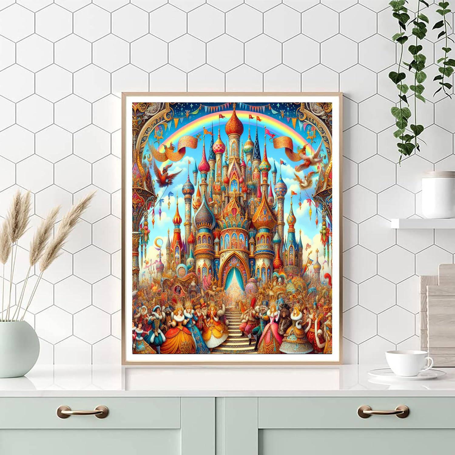 Fairy Tale Kingdom Revelry Painting By Numbers Kit