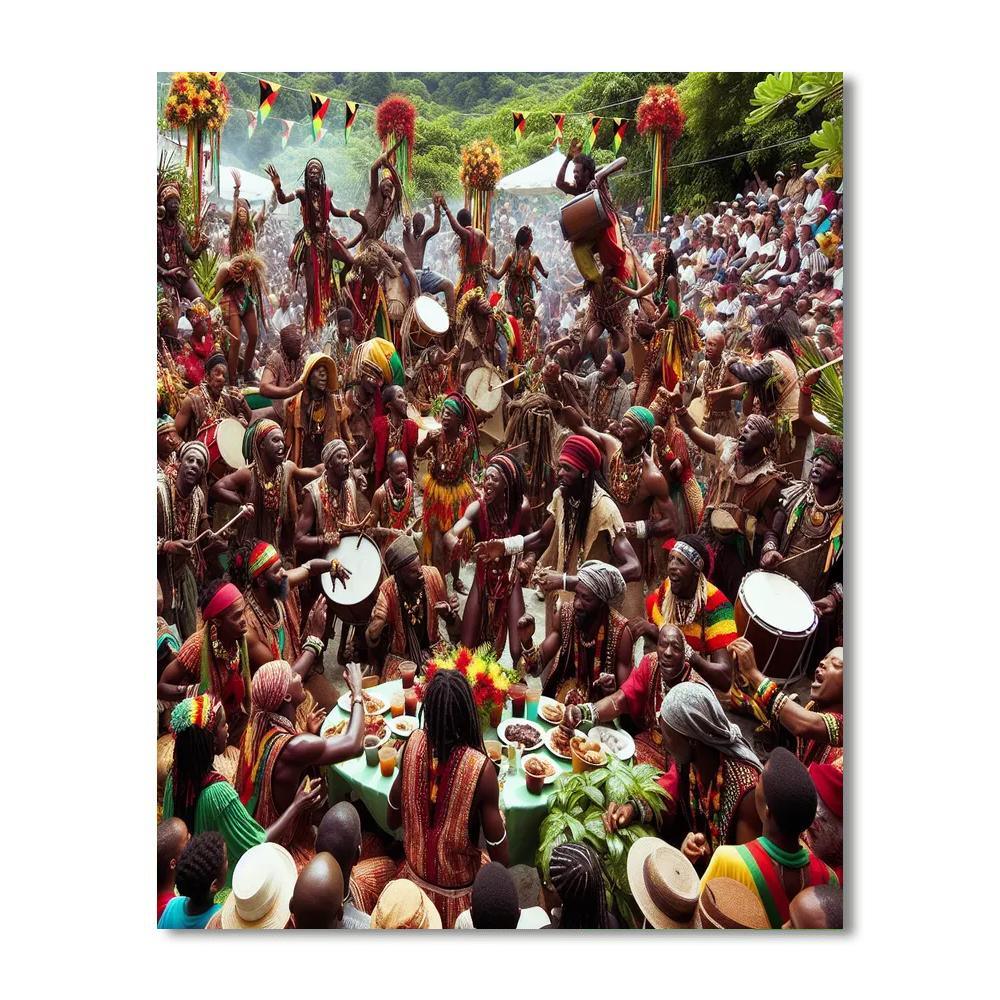 Kingdom Day - Jamaica Paint By Numbers