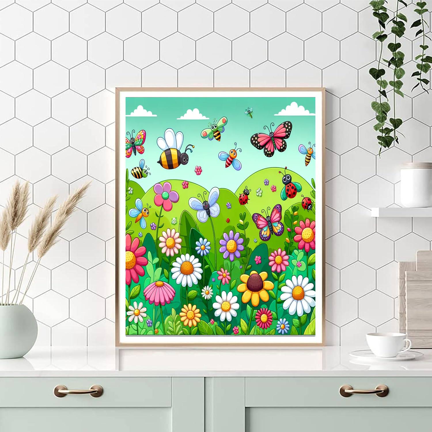 Insect Safari Painting Number Kit