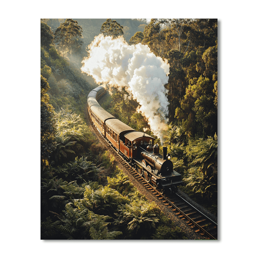 Puffing Billy Railway - Australia Number Painting