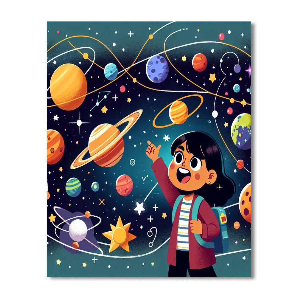 Cosmic Explorer Journey Paint By Number
