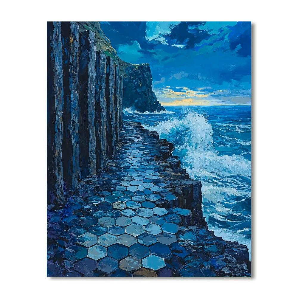 Giant's Causeway - Antrim, Northern Ireland DIY Paint By Numbers