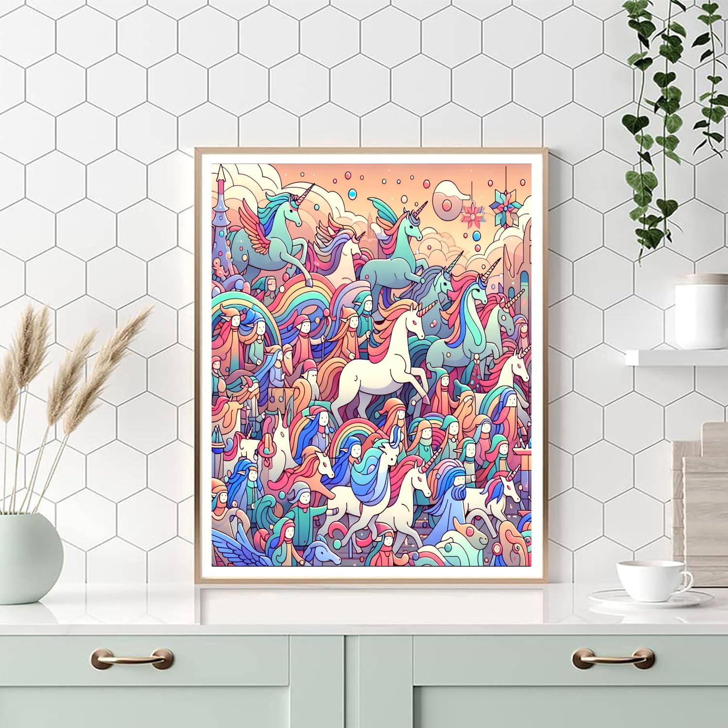 Fantasy Parade Paint By Numbers Art