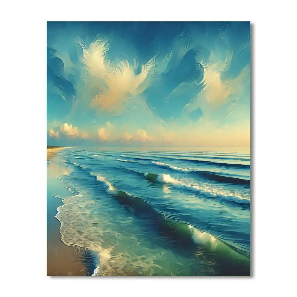 Seascape Daydream Serenity DIY Paint By Numbers