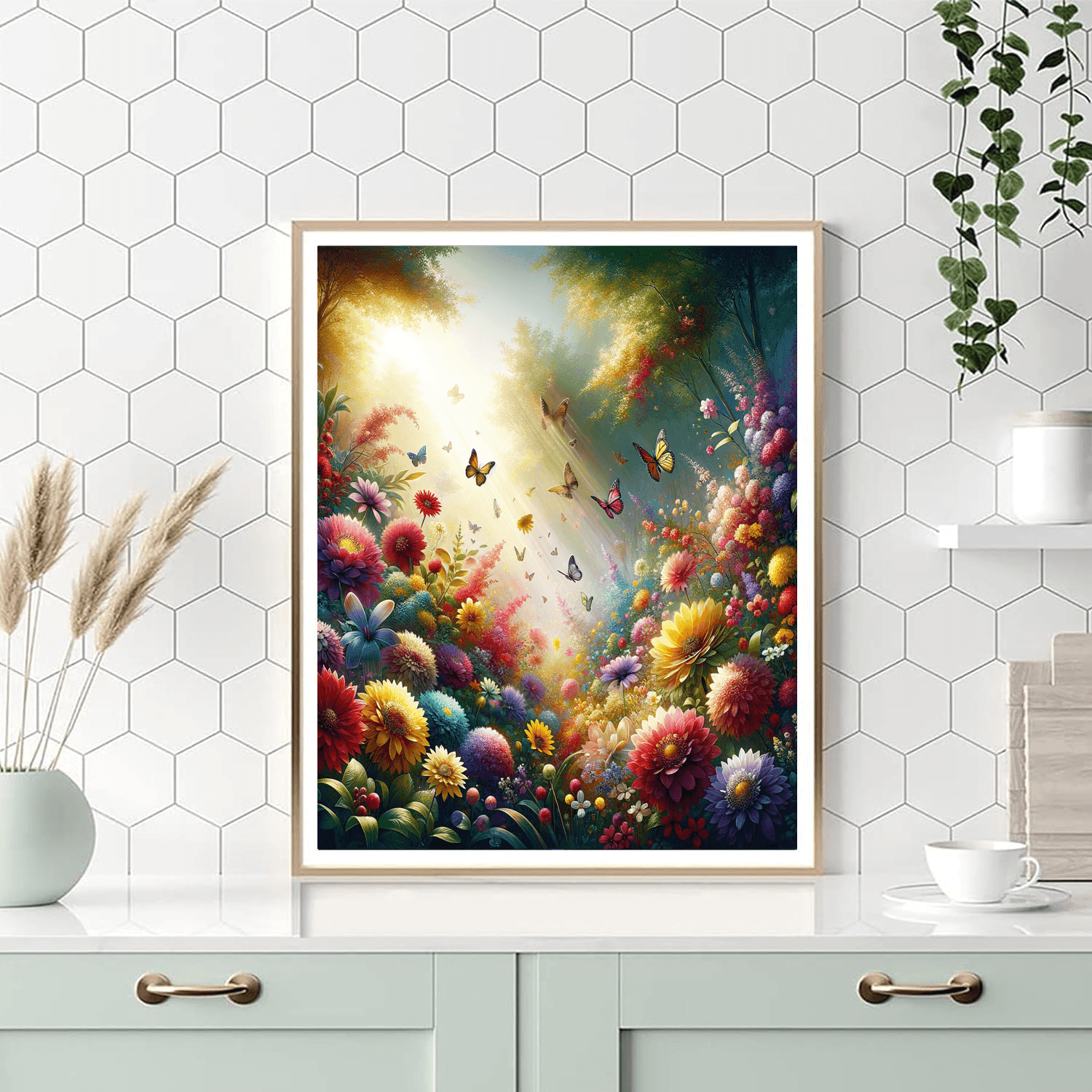 Radiant Garden Escape - DIY Painting By Numbers Kit