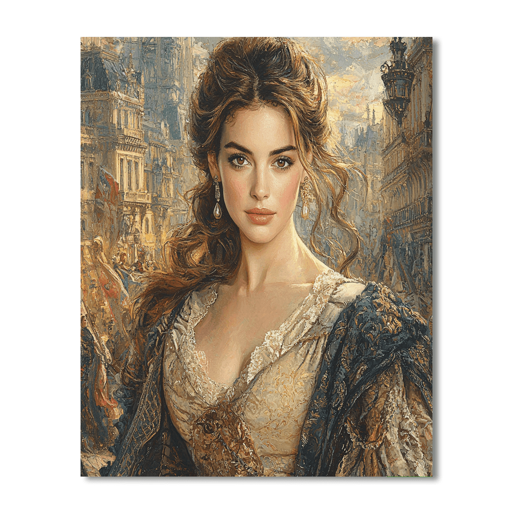 Anne Hathaway: From Dreams To Royal Stardom Paint By Numbers
