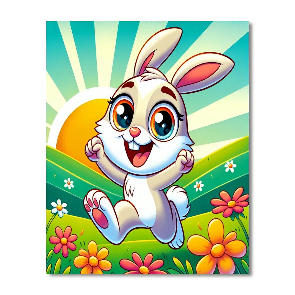 Adventurous Rabbit Numbered Painting Kits
