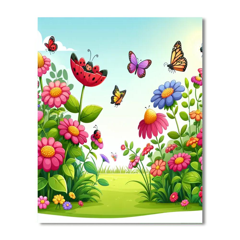 My Little Garden Paint By Numbers Kits