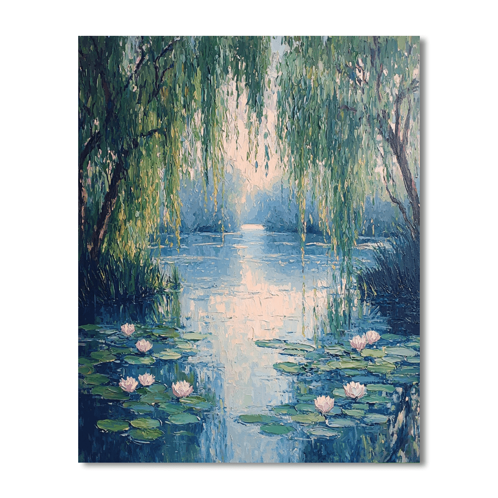 Claude Monet Inspired Nature's Serenity  Painting By Numbers Kit
