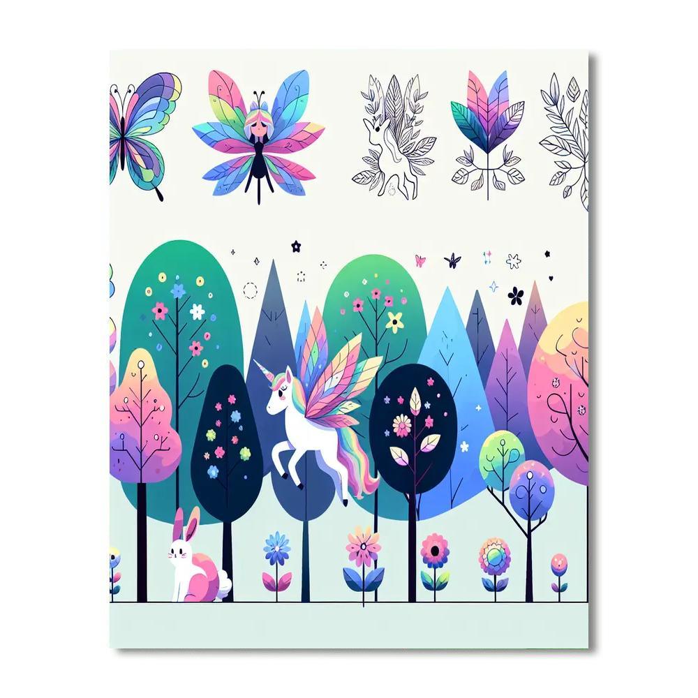 Forest Fairy Tale Paint By Number