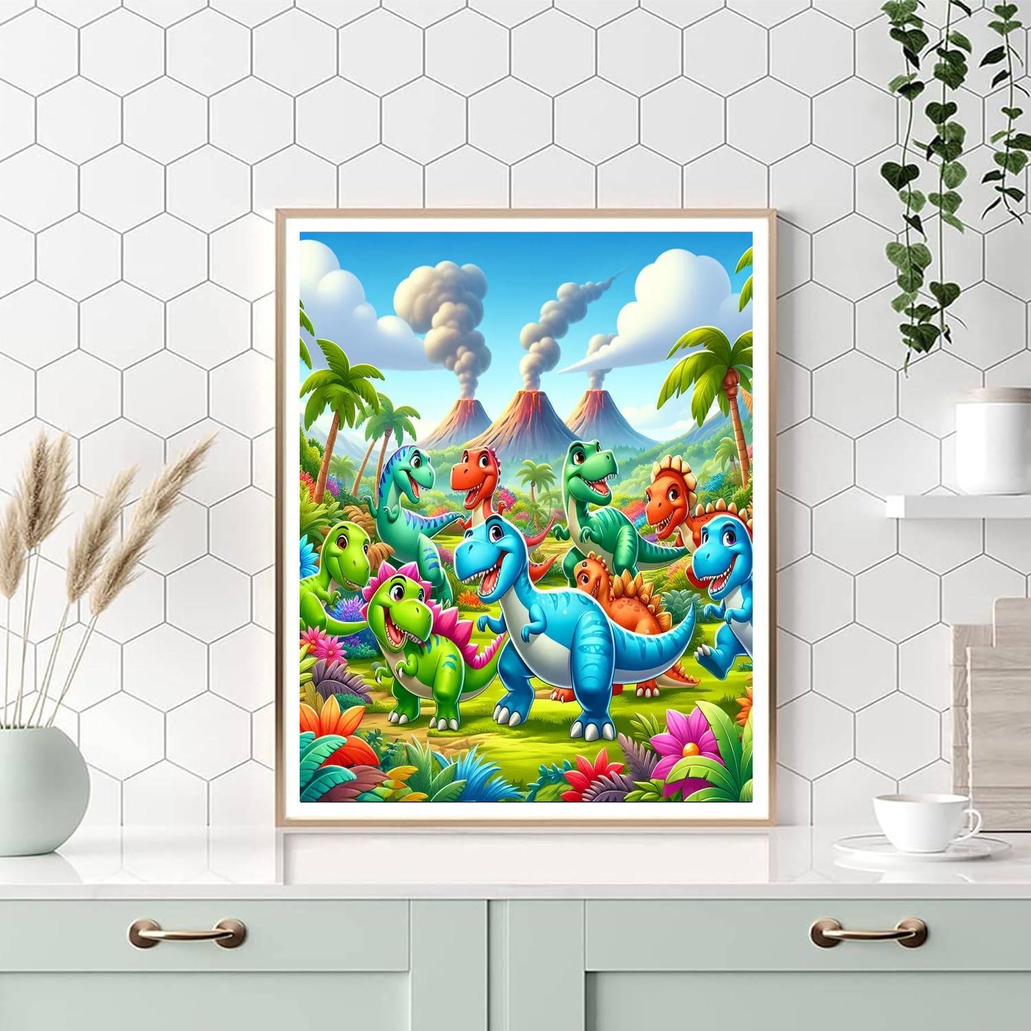 Dinosaur Expedition Adventure Paint By Numbers Kits