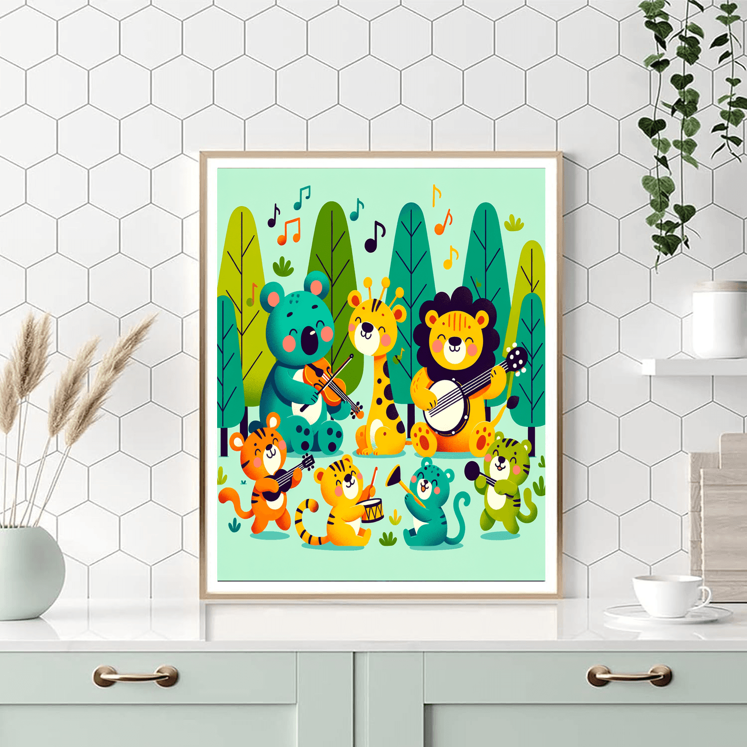 Musical Forest Band Paint By Numbers Kits