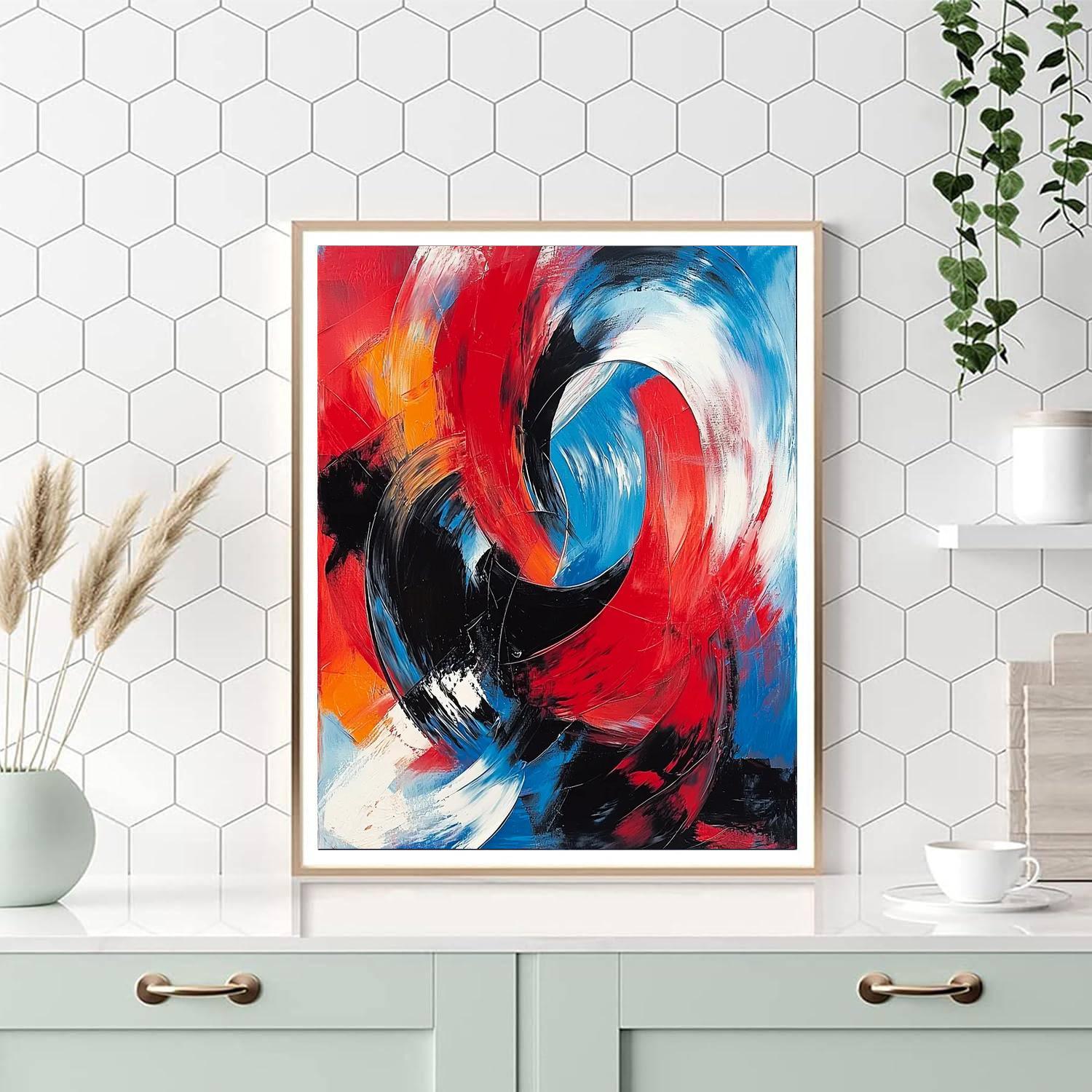 Edvard Munch Inspired Emotional Abstracts  DIY Paint By Numbers
