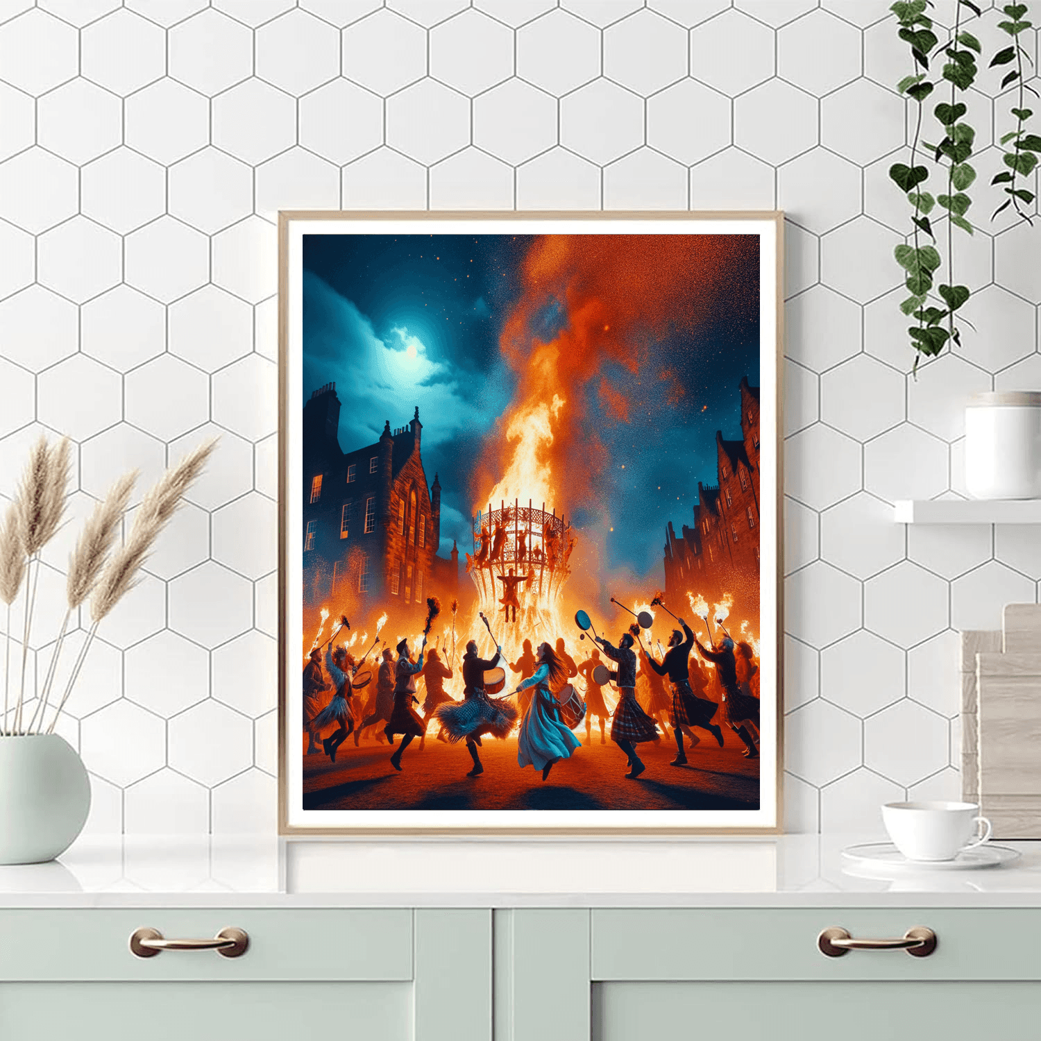 Beltane Fire Festival - Edinburgh, Scotland Paint By Number