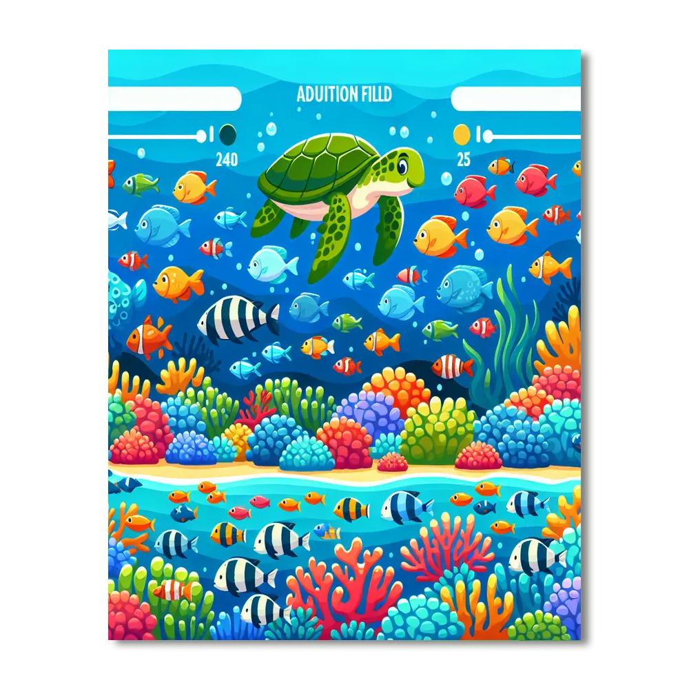 Ocean Life Celebration Paint By Color