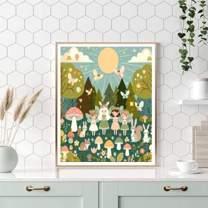 Fairy Woodland Numbered Painting Kits