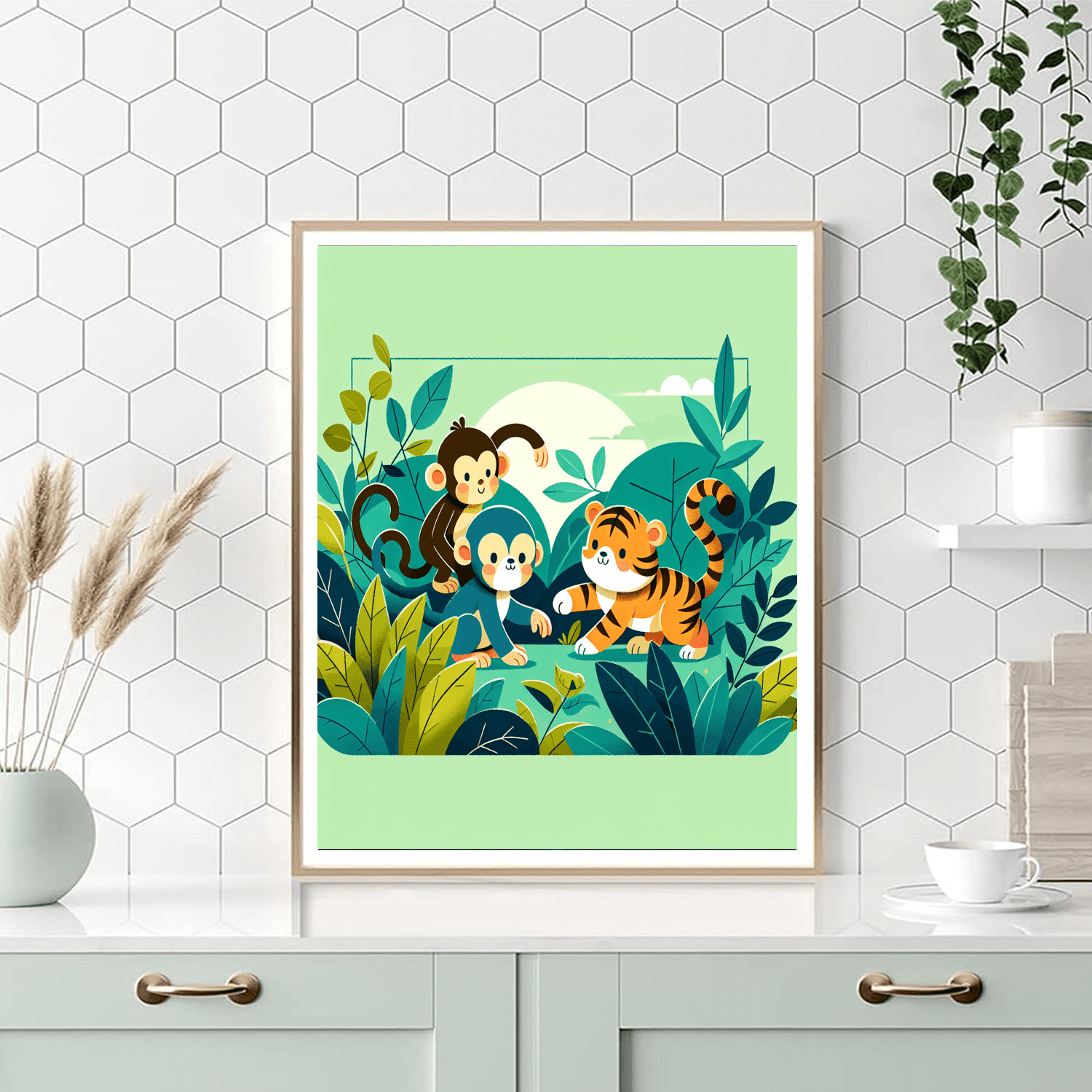 Jungle Hide And Seek Paint By Number