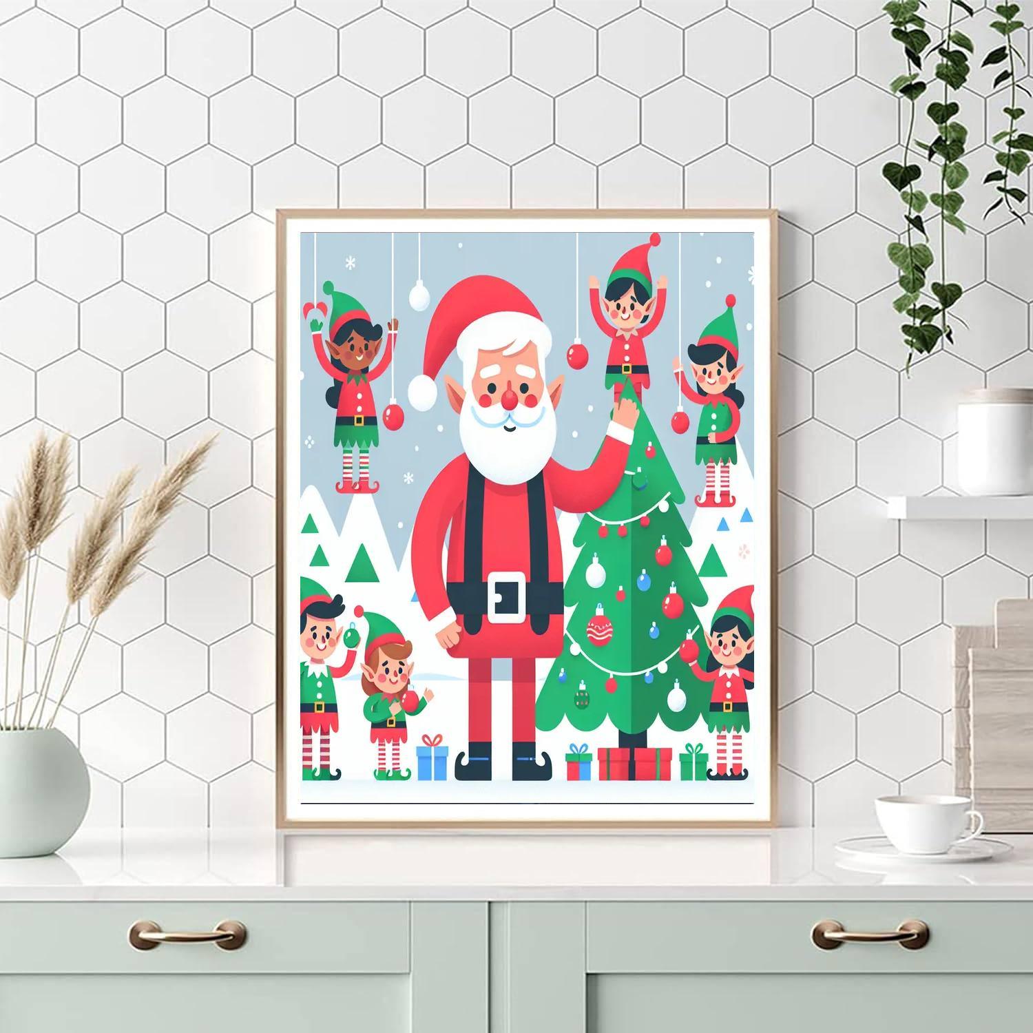 Epic Holiday Celebration Paint By Numbers Art