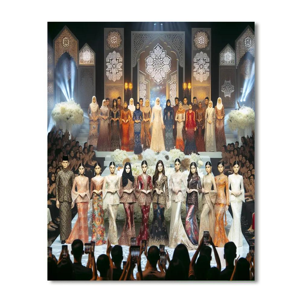 Karnival Ratu Kebaya - Malaysia Numbered Painting Kits