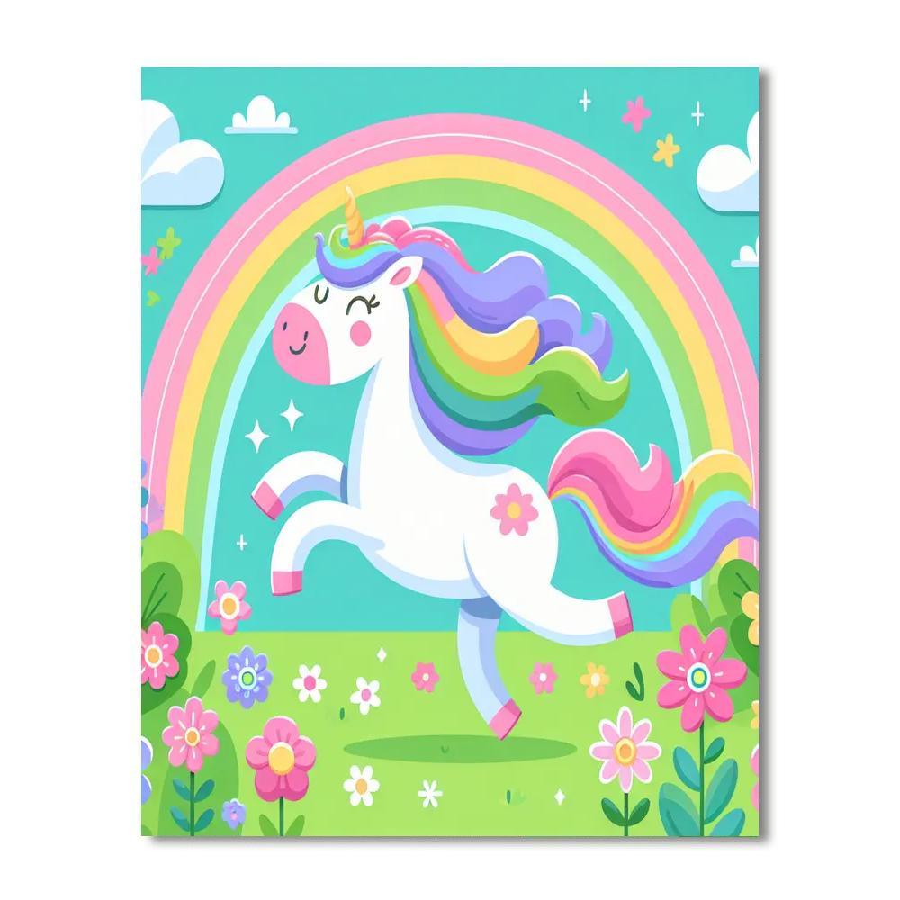 Mystical Unicorn Quest Paint By Color
