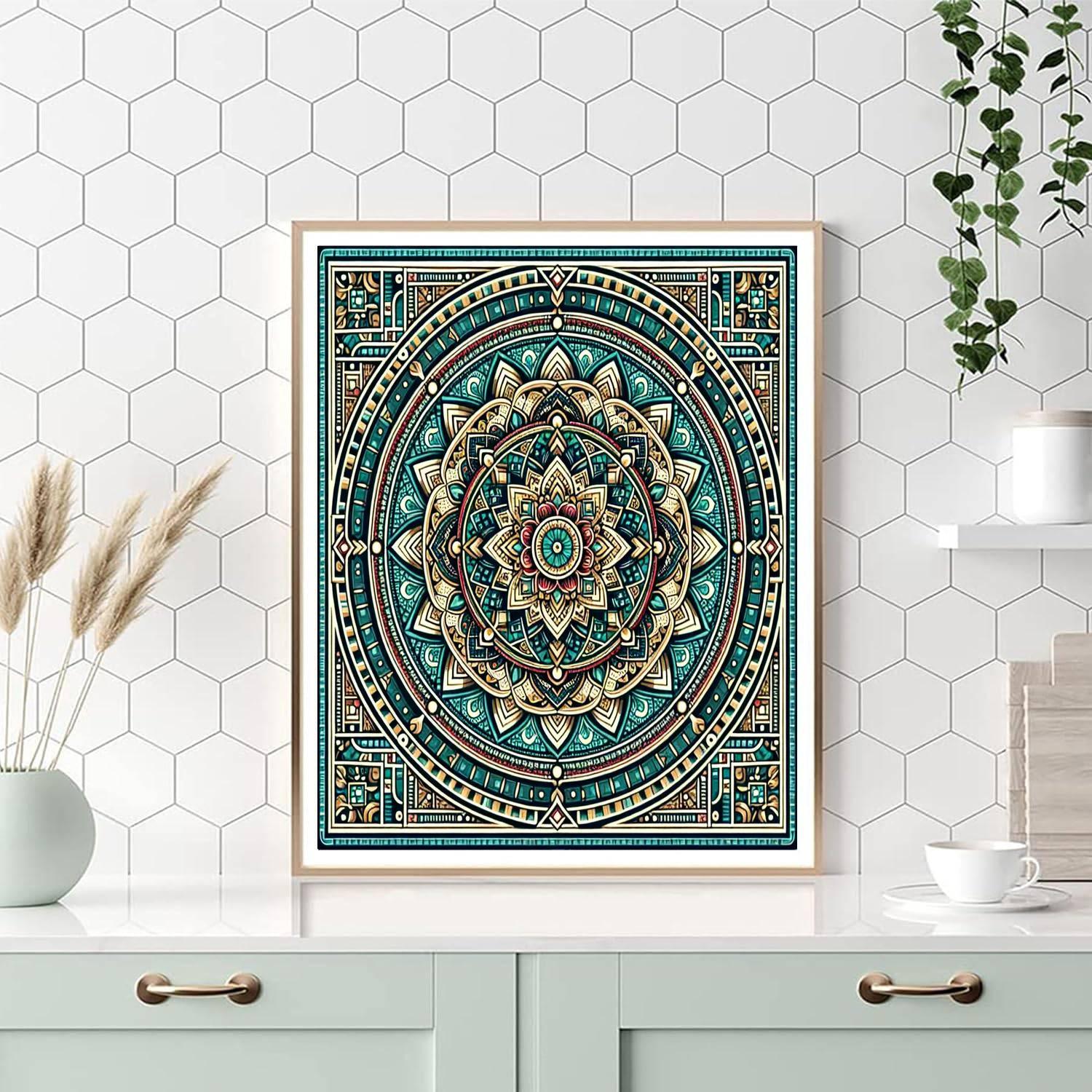 Mosaic Mandala Tranquility Numbered Painting Kits