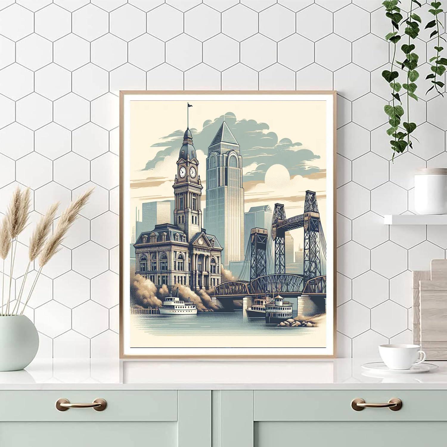 London's Timeless Elegance DIY Paint By Numbers