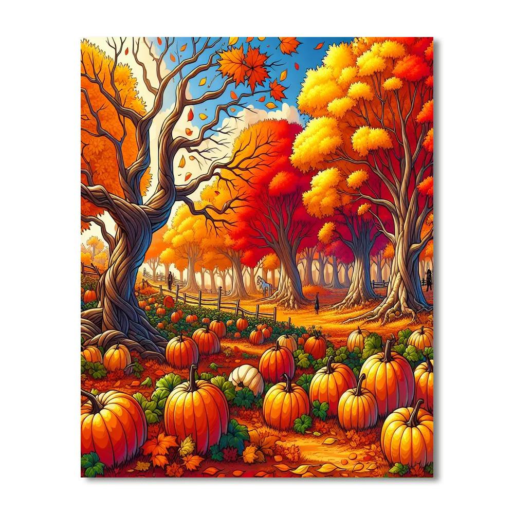 Autumn Wonder Painting Number Kit