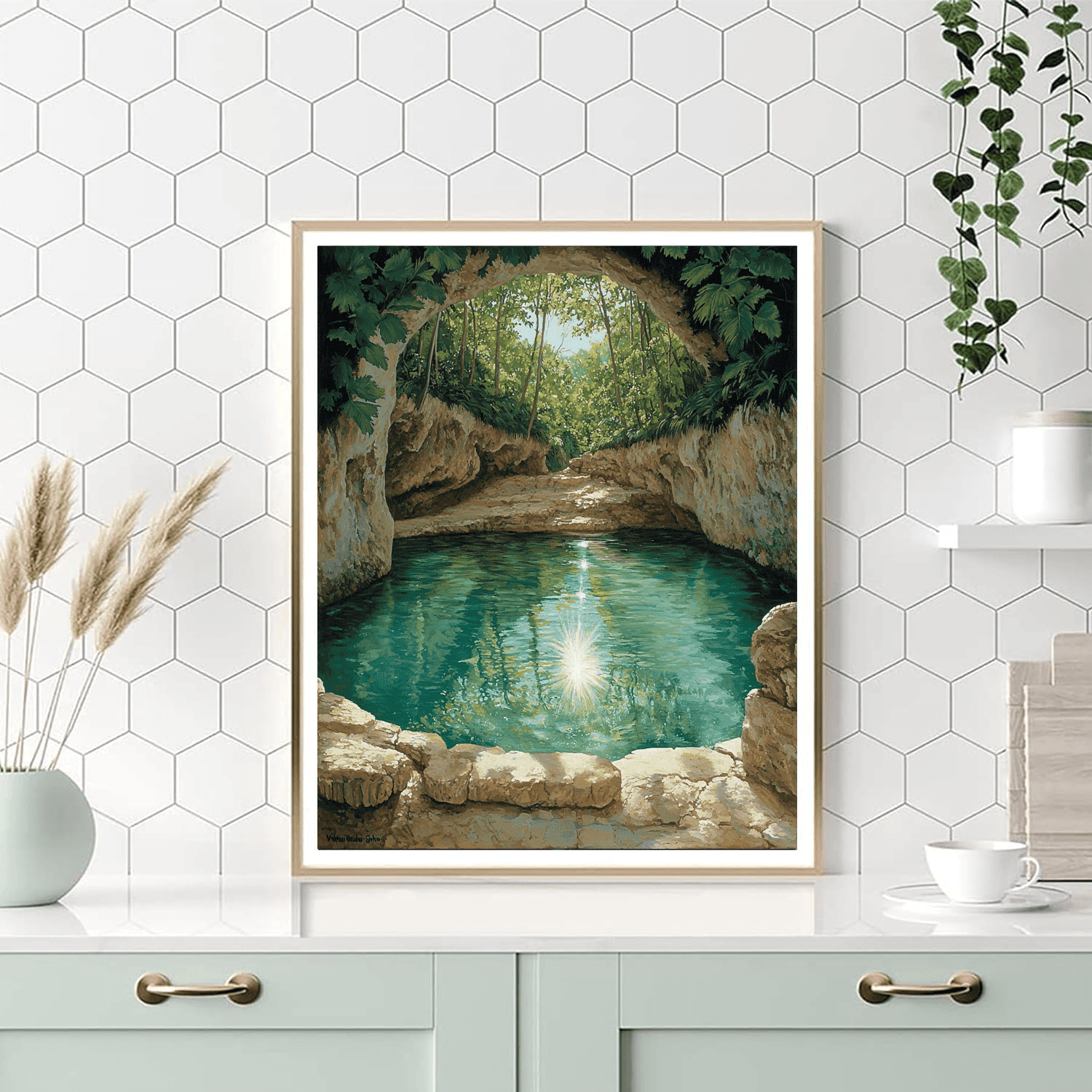 Cenotes Of The Yucatan Peninsula - Mexico Painting By Numbers Kit