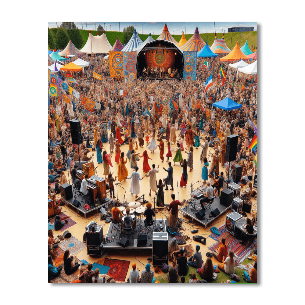 Womad - Charlton Park Numbered Painting Kits