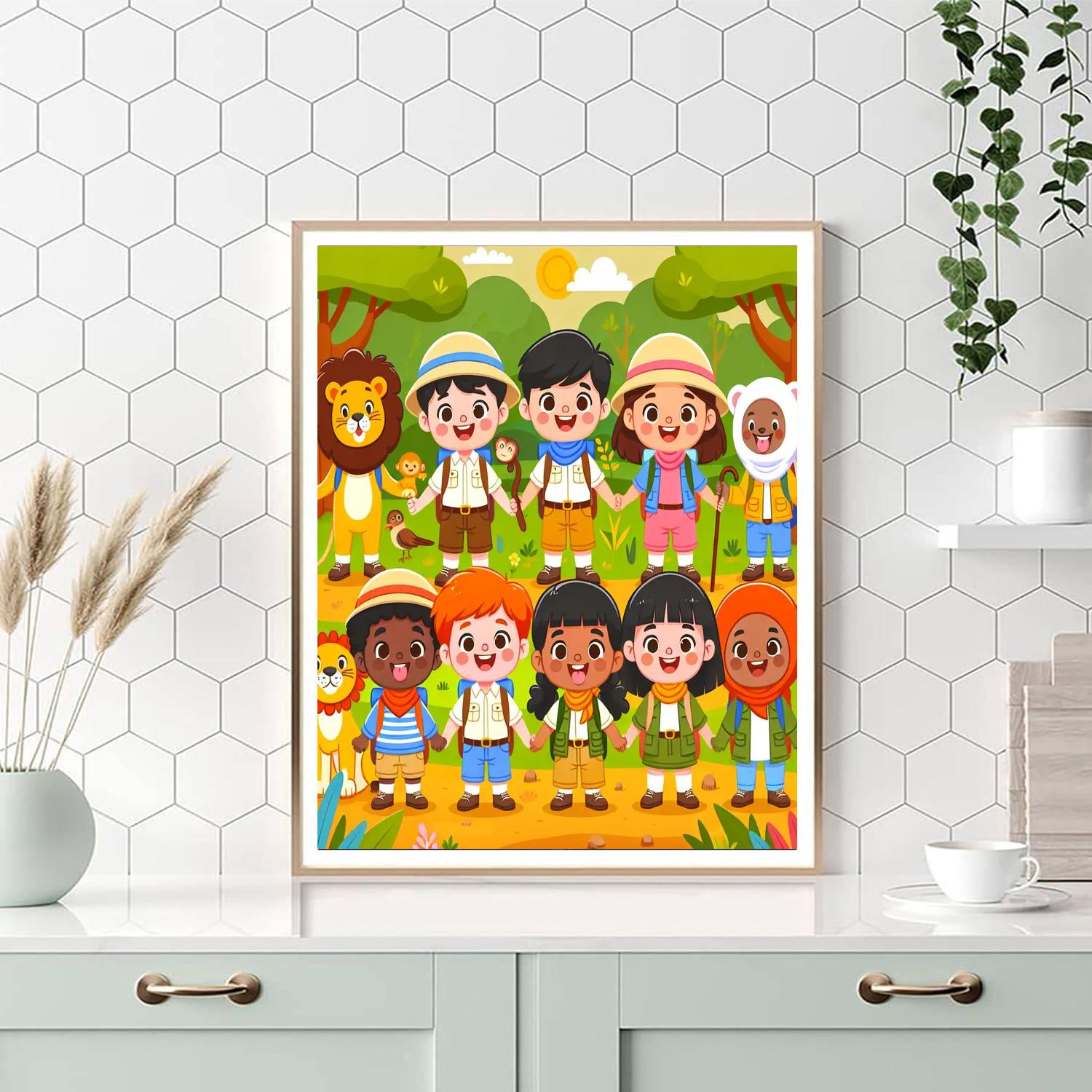 Animal Explorer Club Painting Number Kit