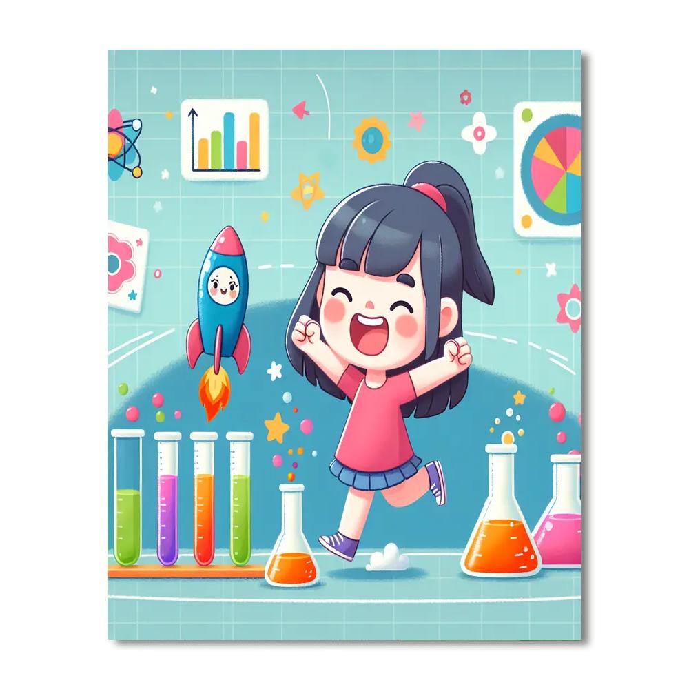 Rocket Science Academy DIY Paint By Numbers