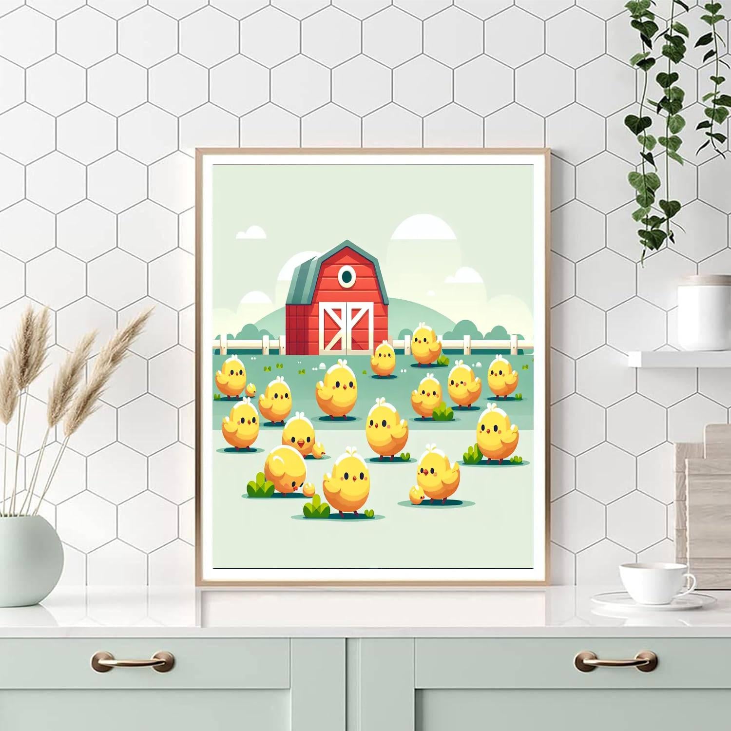 Chirpy Chicks Numbered Painting Kits