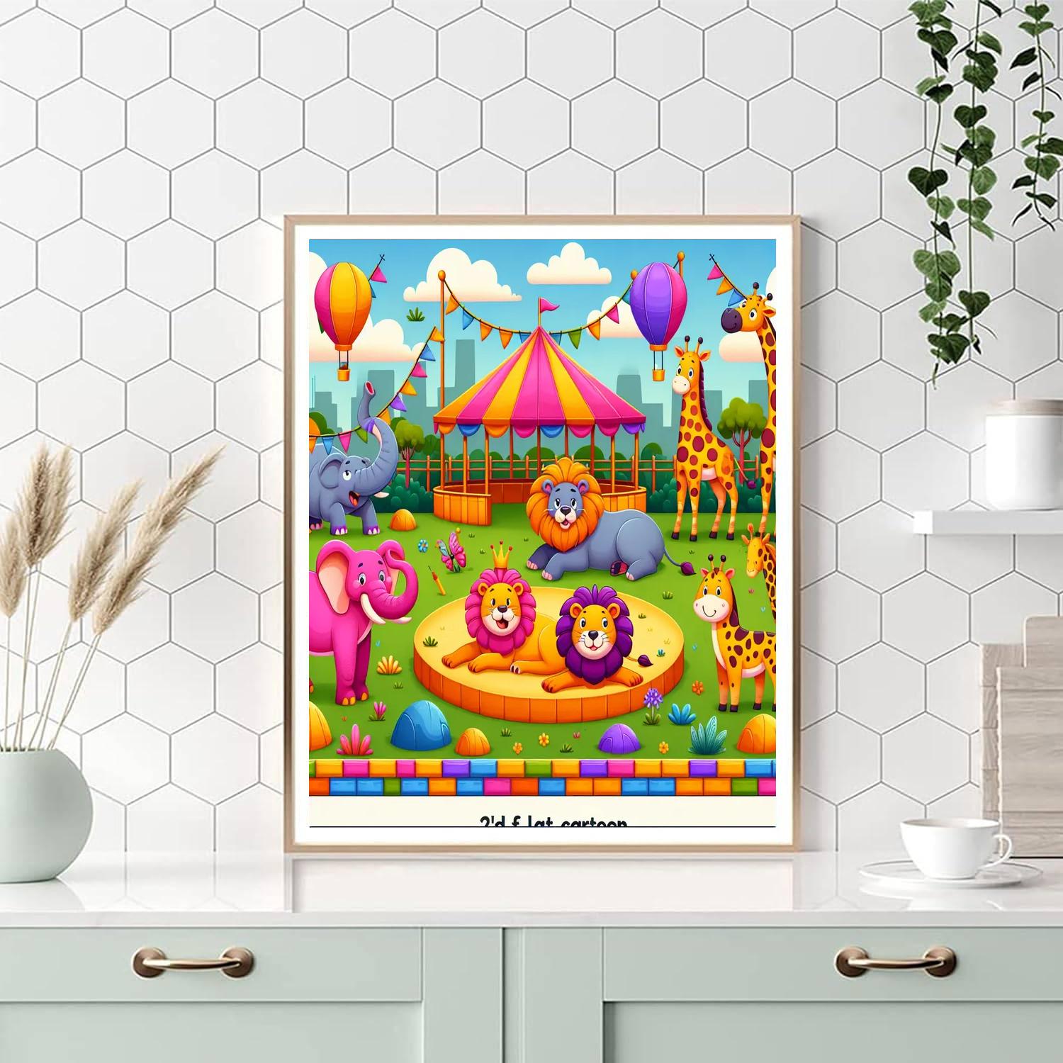 Fantasy Zoo Adventure DIY Paint By Numbers